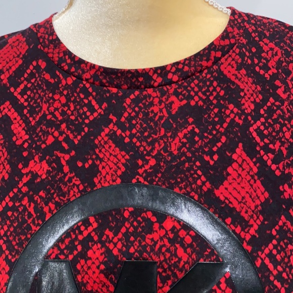 MICHAEL Michael Kors Snake Print Long Sleeve Logo Small - Picture 4 of 9